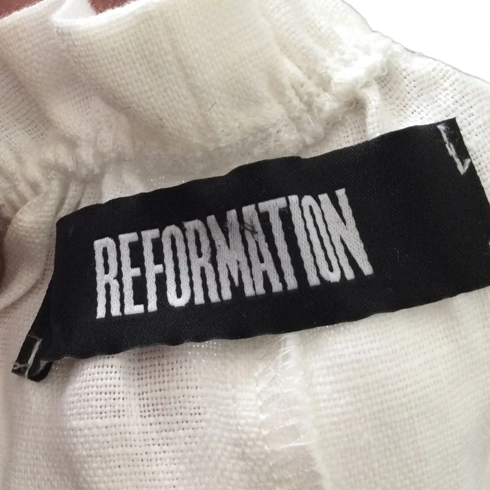 Reformation Brontë Two Piece‎ Linen Midi Skirt Set Nwot